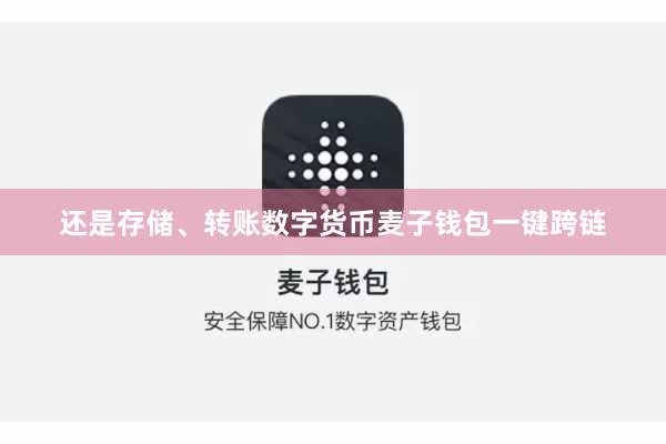 还是存储、转账数字货币麦子钱包一键跨链
