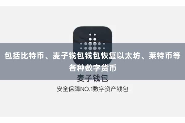 包括比特币、麦子钱包钱包恢复以太坊、莱特币等各种数字货币