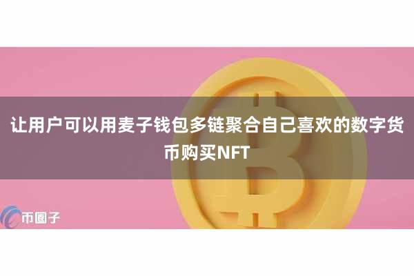 让用户可以用麦子钱包多链聚合自己喜欢的数字货币购买NFT